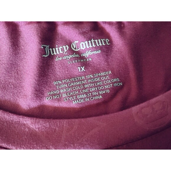 Juicy Couture Women's Sleepwear Dress Size 1X Light Pink (JC Logo) - Picture 5 of 6